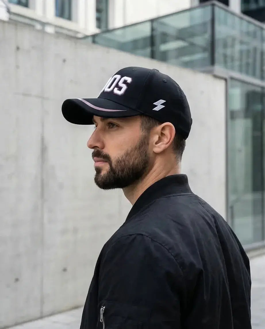 The ROOS 'Varsity Elite' Black Cap