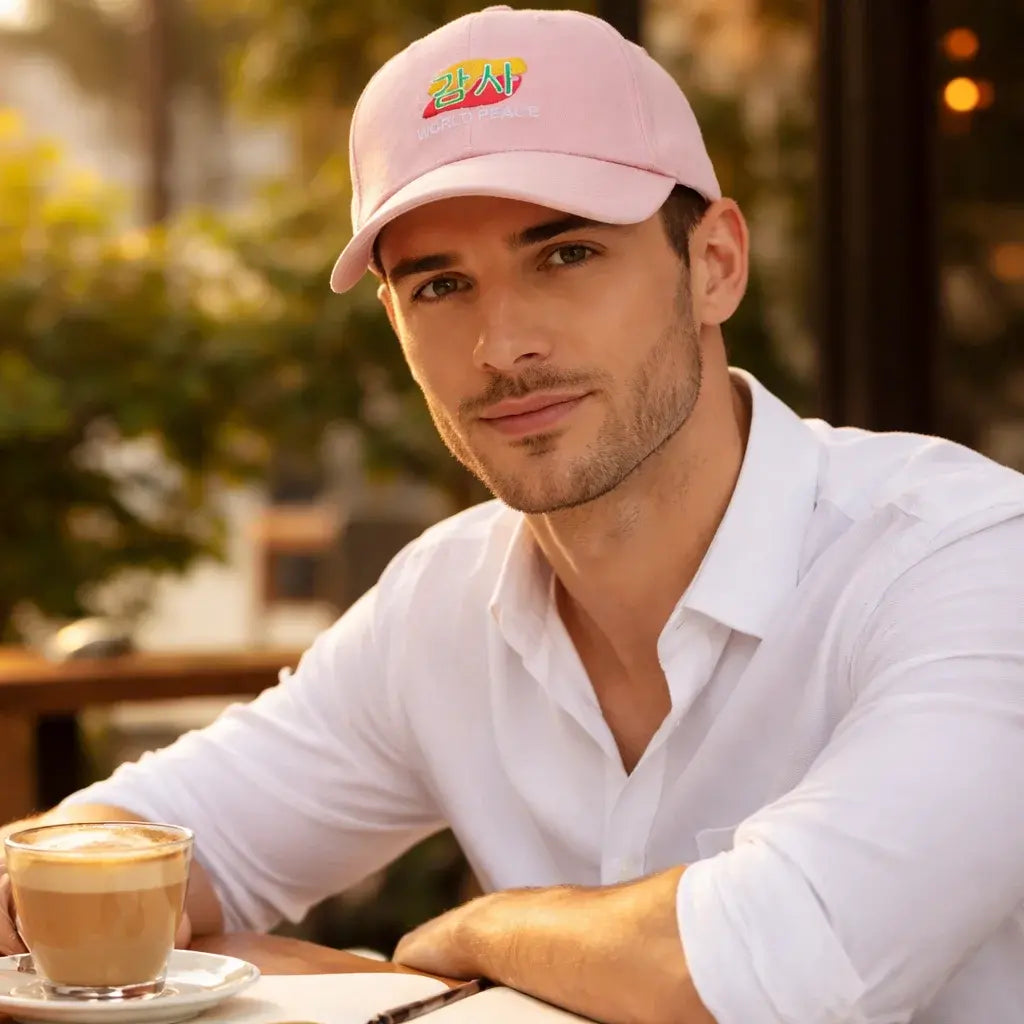 Pink World Peace Cap