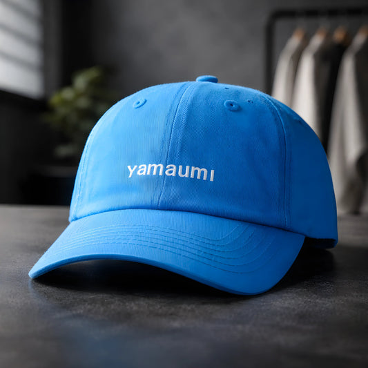 Yamaumi Minimalist Blue Cap