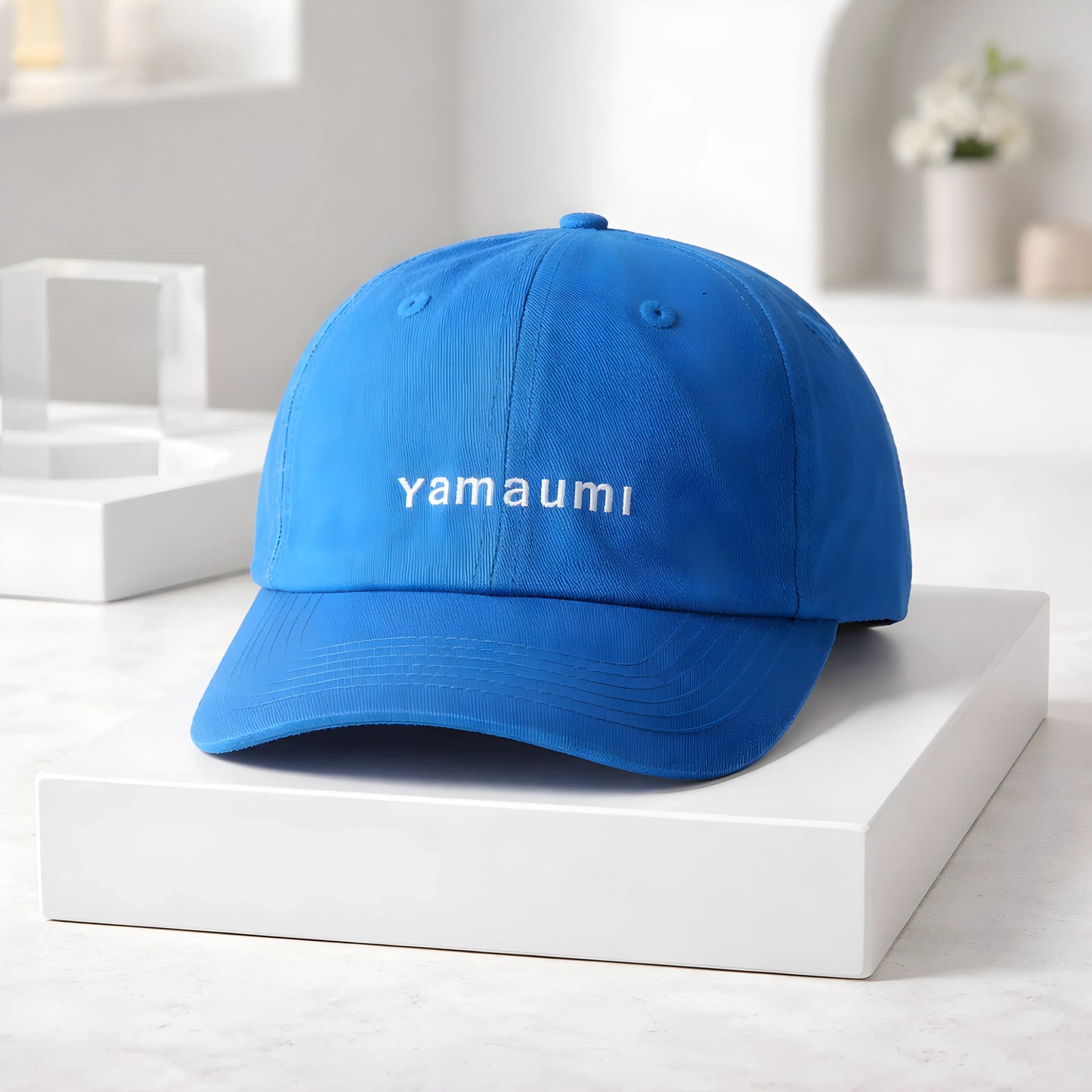Yamaumi Minimalist Blue Cap
