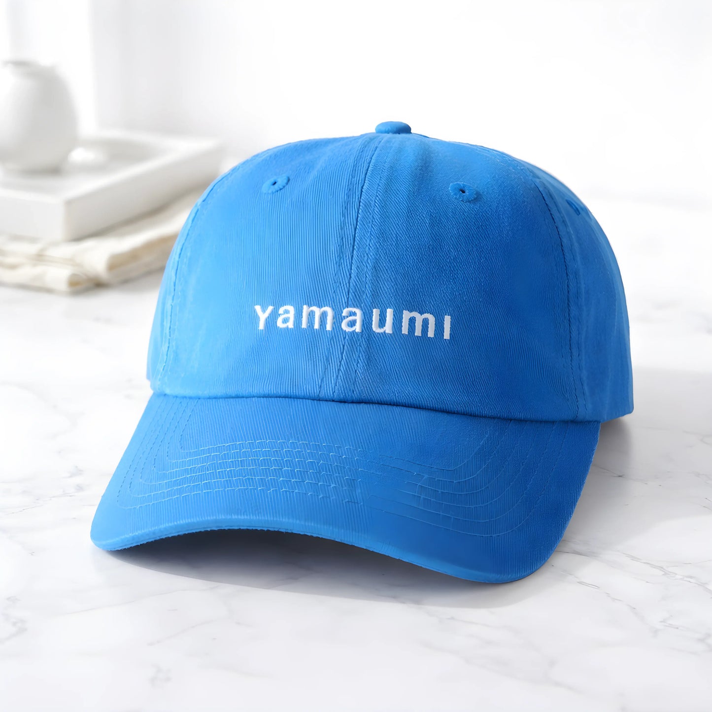 Yamaumi Minimalist Blue Cap