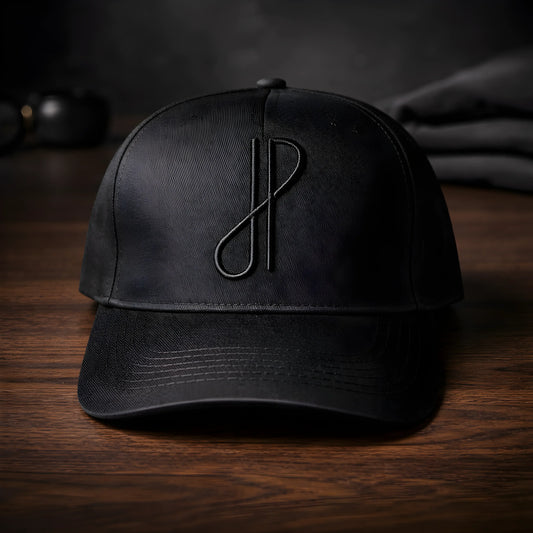 JP Monogram Signature Black Cap