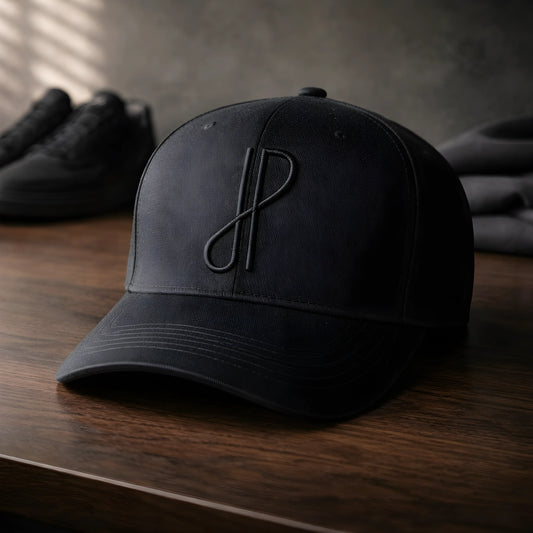 JP Monogram Signature Black Cap