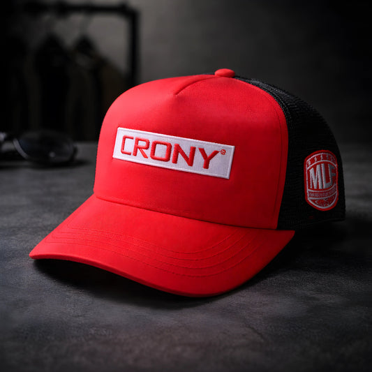 CRONY Red Heritage Trucker Cap