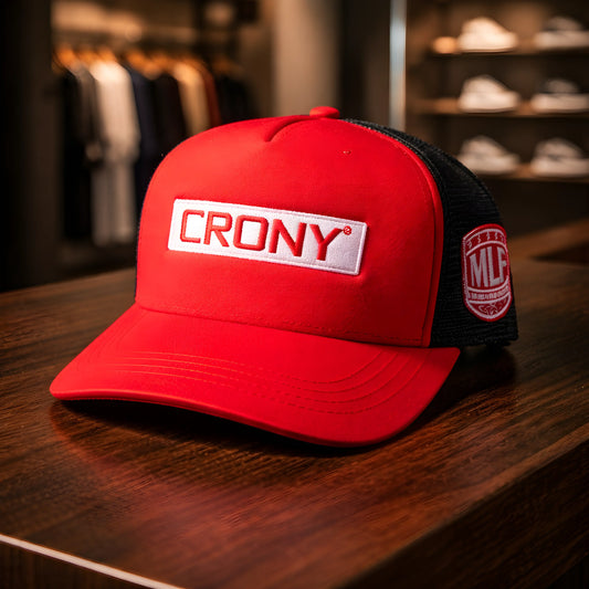 CRONY Red Heritage Trucker Cap