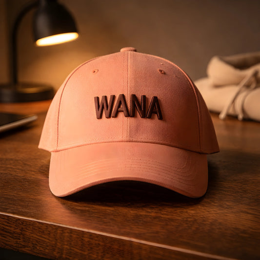 WANA 3D Embroidered Peach Cap