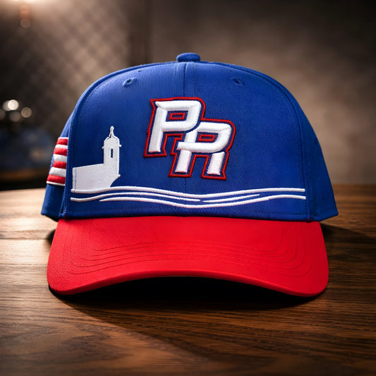Puerto Rico "PR" Landmark Heritage Cap