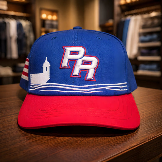 Puerto Rico "PR" Landmark Heritage Cap