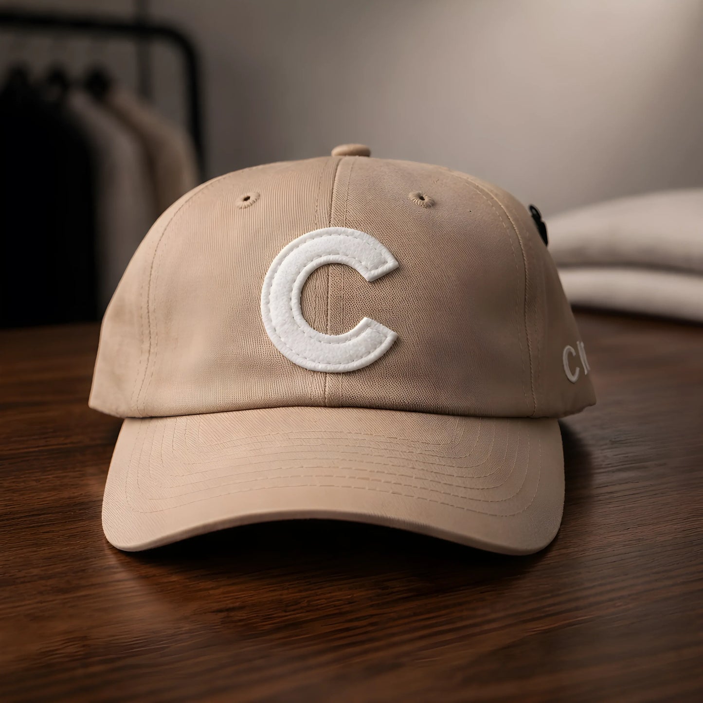 Classic "C" Monogram Tan Cap