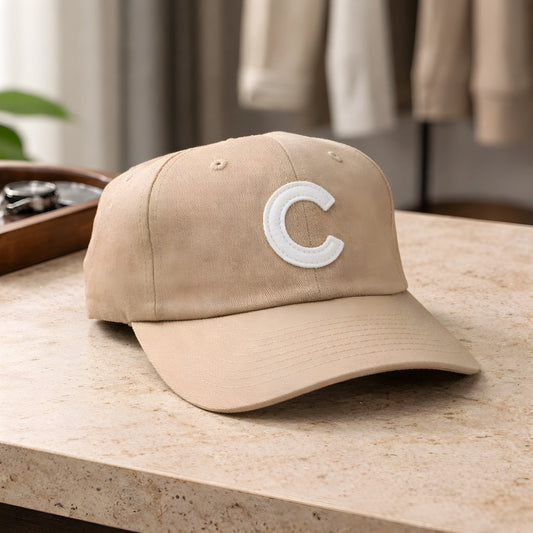 Classic "C" Monogram Tan Cap