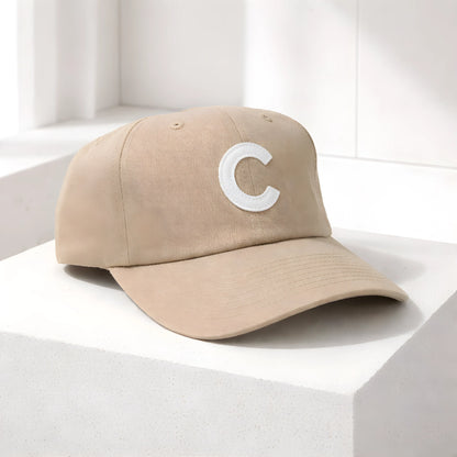 Classic "C" Monogram Tan Cap