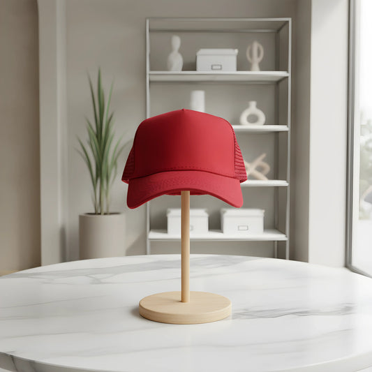 Classic Burgundy Mesh Cap