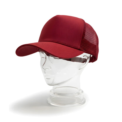 Classic Burgundy Mesh Cap