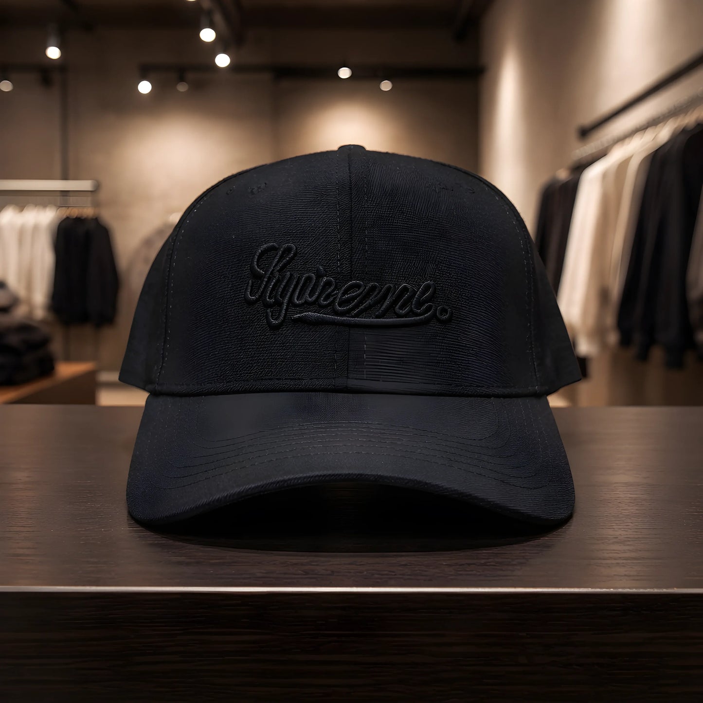 Supreme Script Tonal Navy Cap