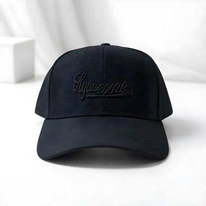Supreme Script Tonal Navy Cap