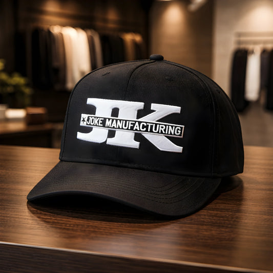 Joke Manufacturing "JK" Monogram Black Cap