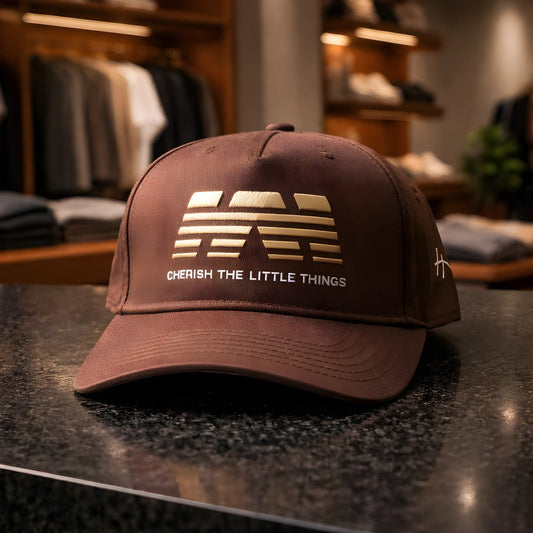 "Cherish The Little Things" Gold Icon Cap