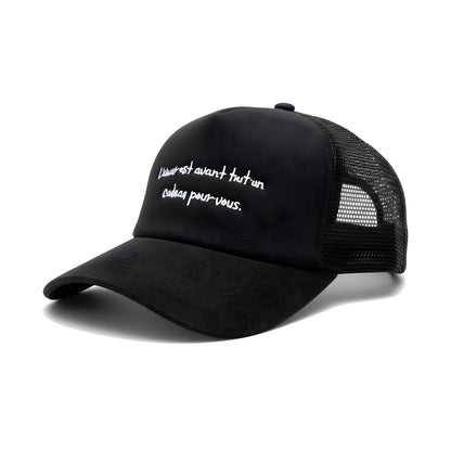 Parisian Quote Trucker Cap