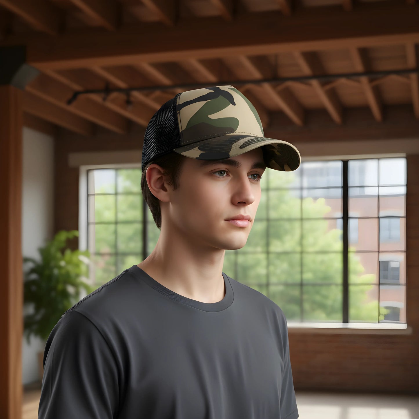 Camouflage Trucker Cap