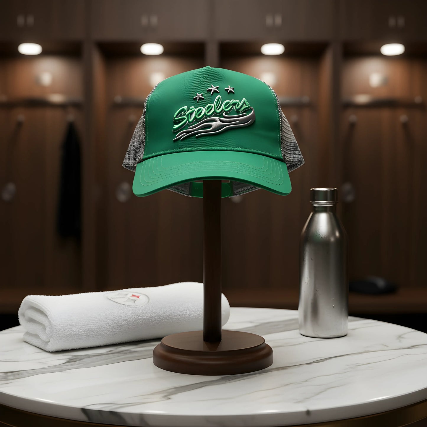 Green Speedster Mesh Cap