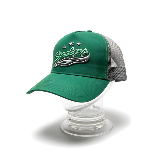 Green Speedster Mesh Cap