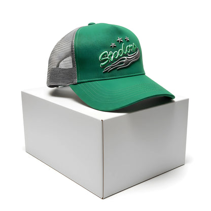 Green Speedster Mesh Cap