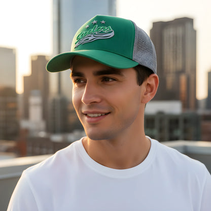 Green Speedster Mesh Cap