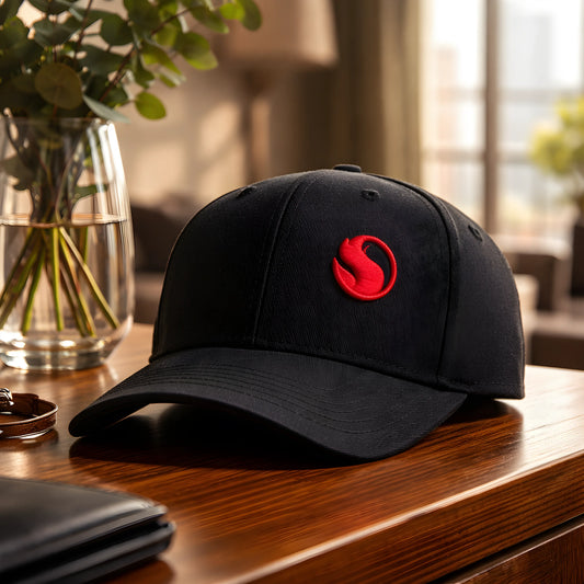 Black Signature Logo Cap