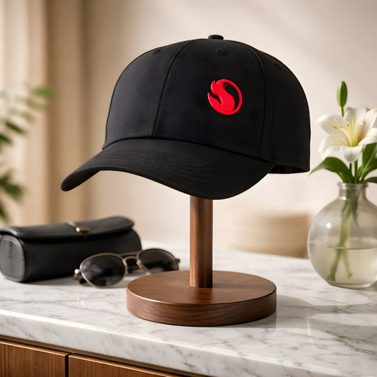 Black Signature Logo Cap