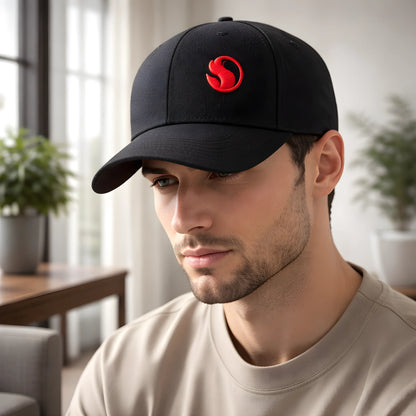 Black Signature Logo Cap
