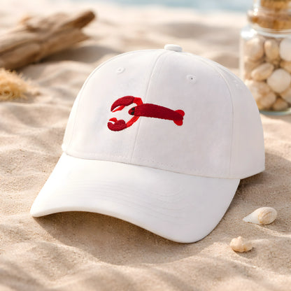 White Crab Logo Cap