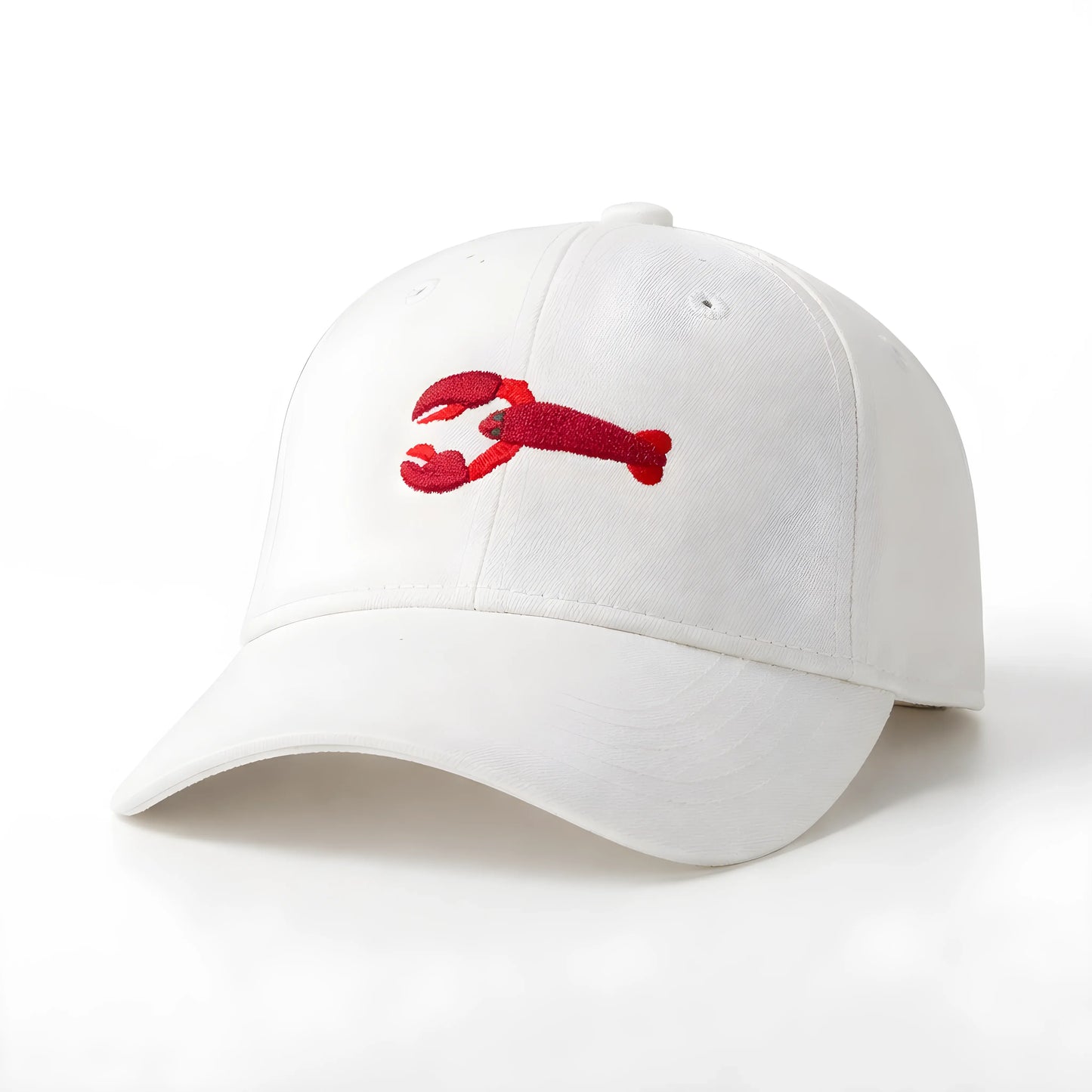White Crab Logo Cap