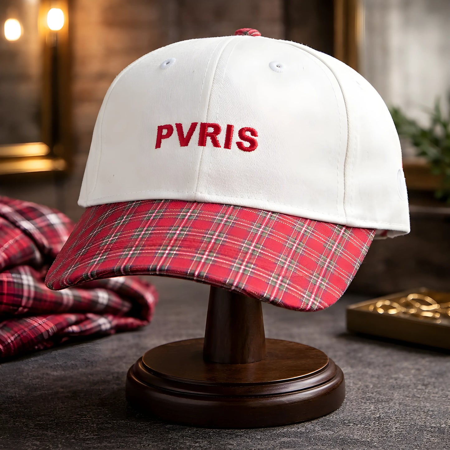 PVRIS Plaid Brim Cap