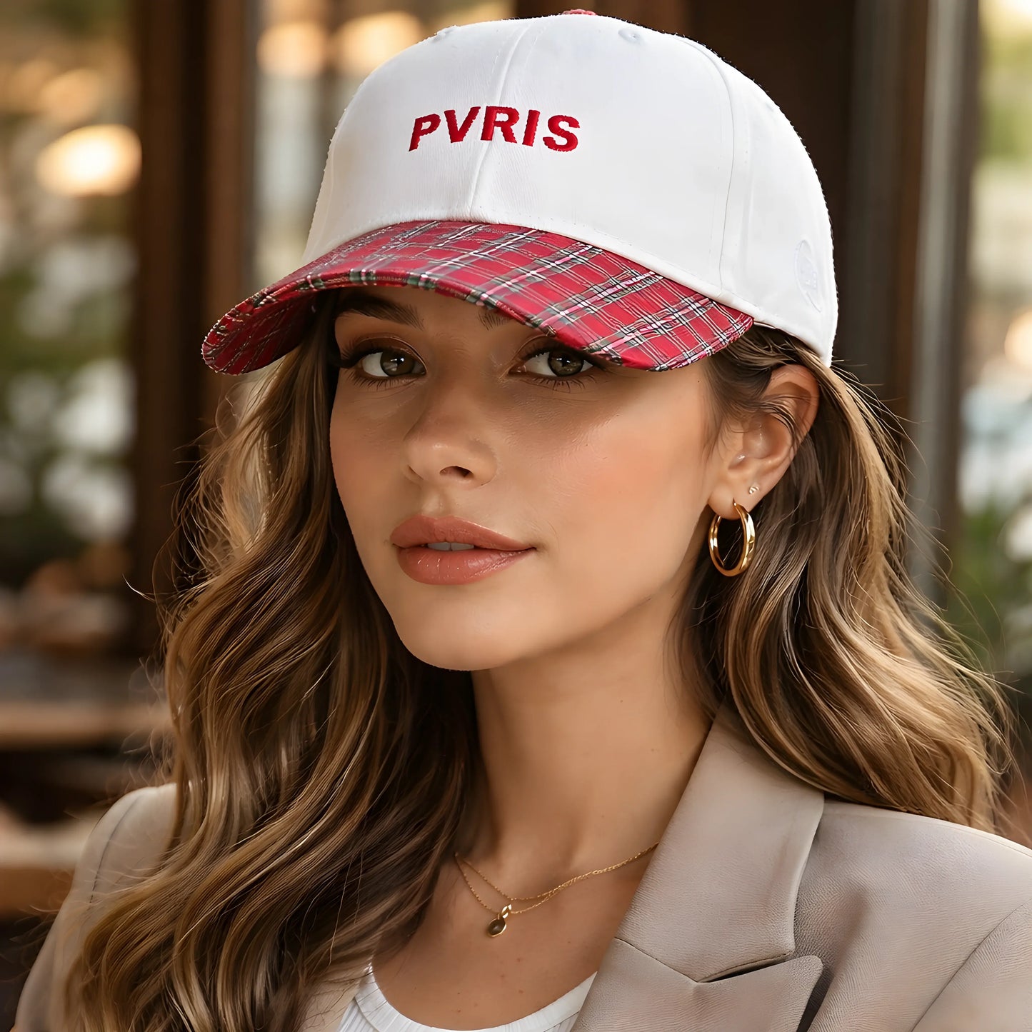 PVRIS Plaid Brim Cap