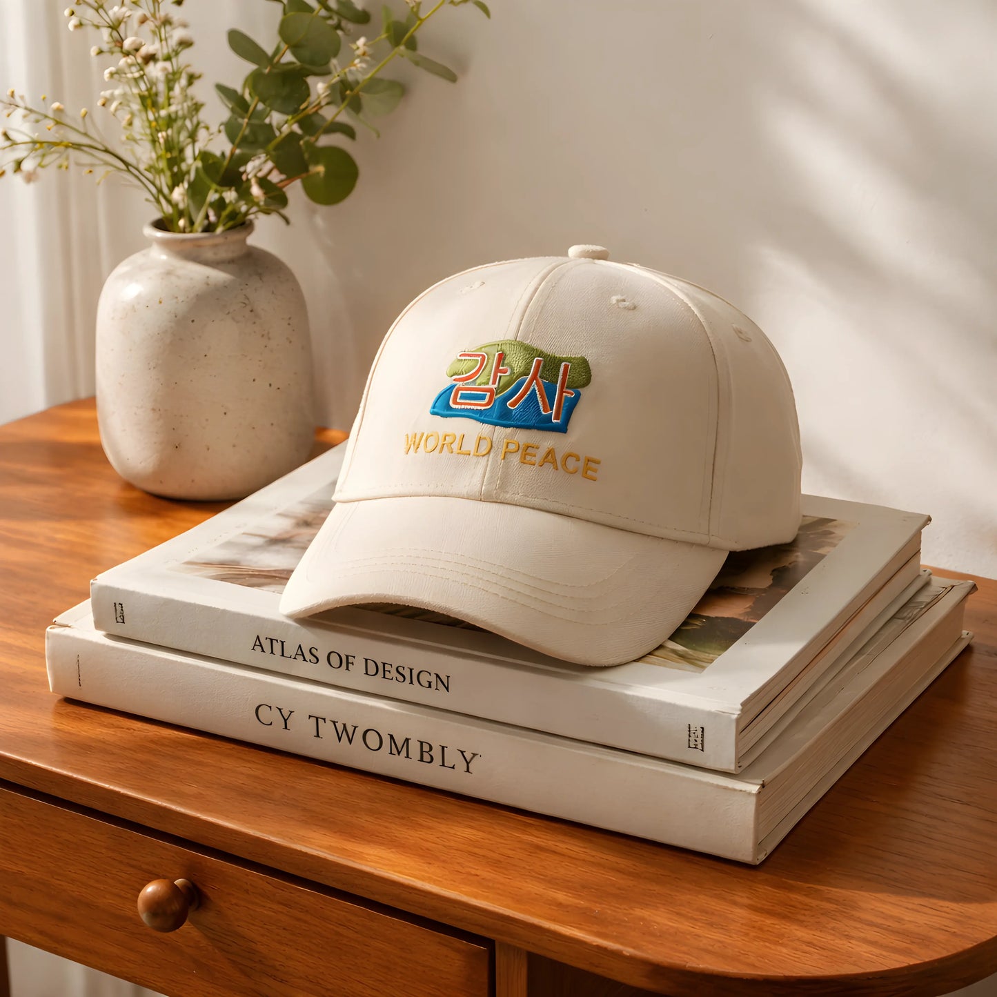 World Peace Embroidered Cap