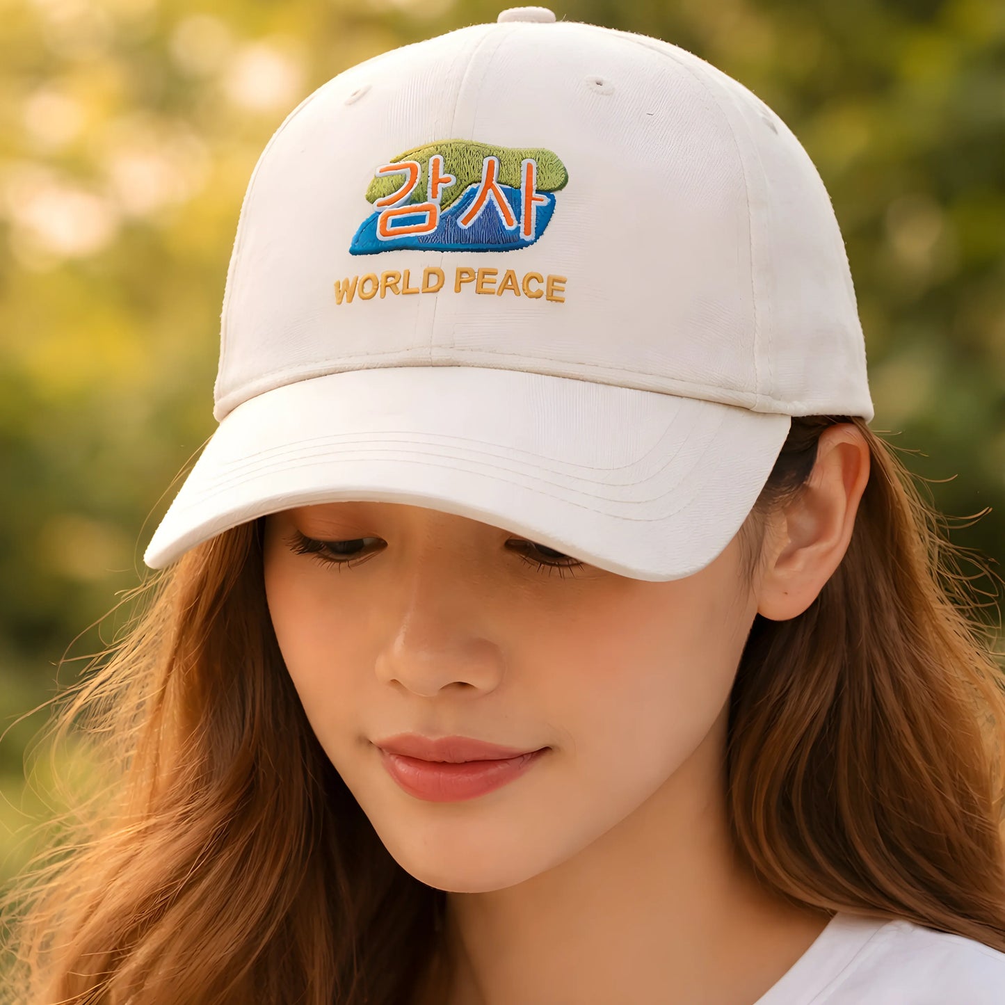 World Peace Embroidered Cap