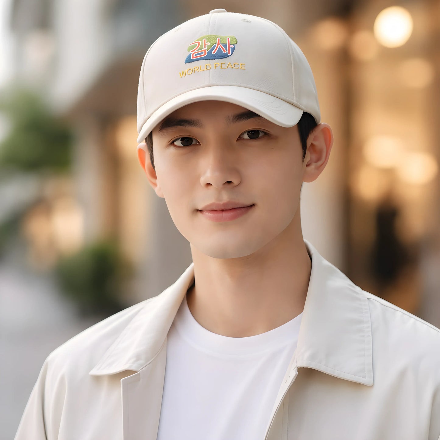 World Peace Embroidered Cap