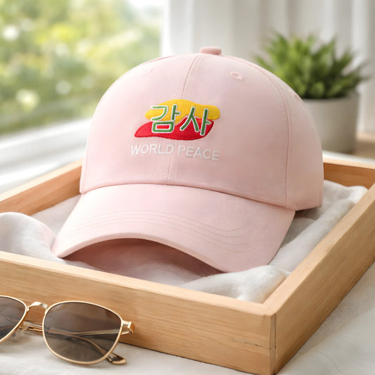 Pink World Peace Cap
