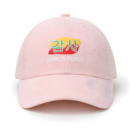Pink World Peace Cap