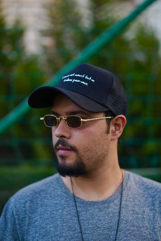 Parisian Quote Trucker Cap