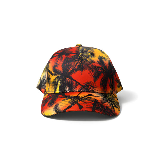 Sunset Paradise Palm Cap