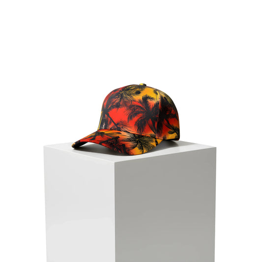 Sunset Paradise Palm Cap