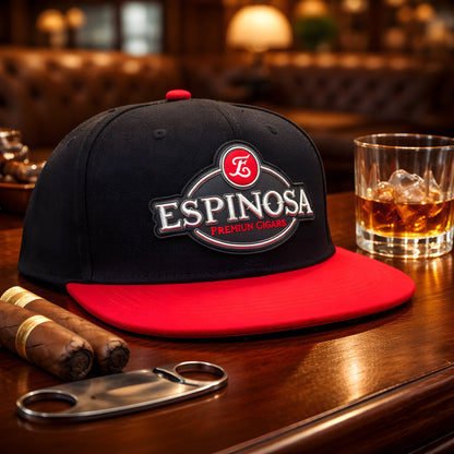 Espinosa Premium Cigars Black & Red Snapback Cap