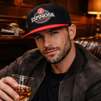 Espinosa Premium Cigars Black & Red Snapback Cap