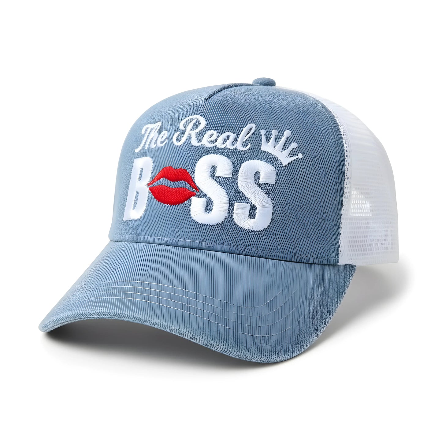 The Real Boss Denim Trucker Cap
