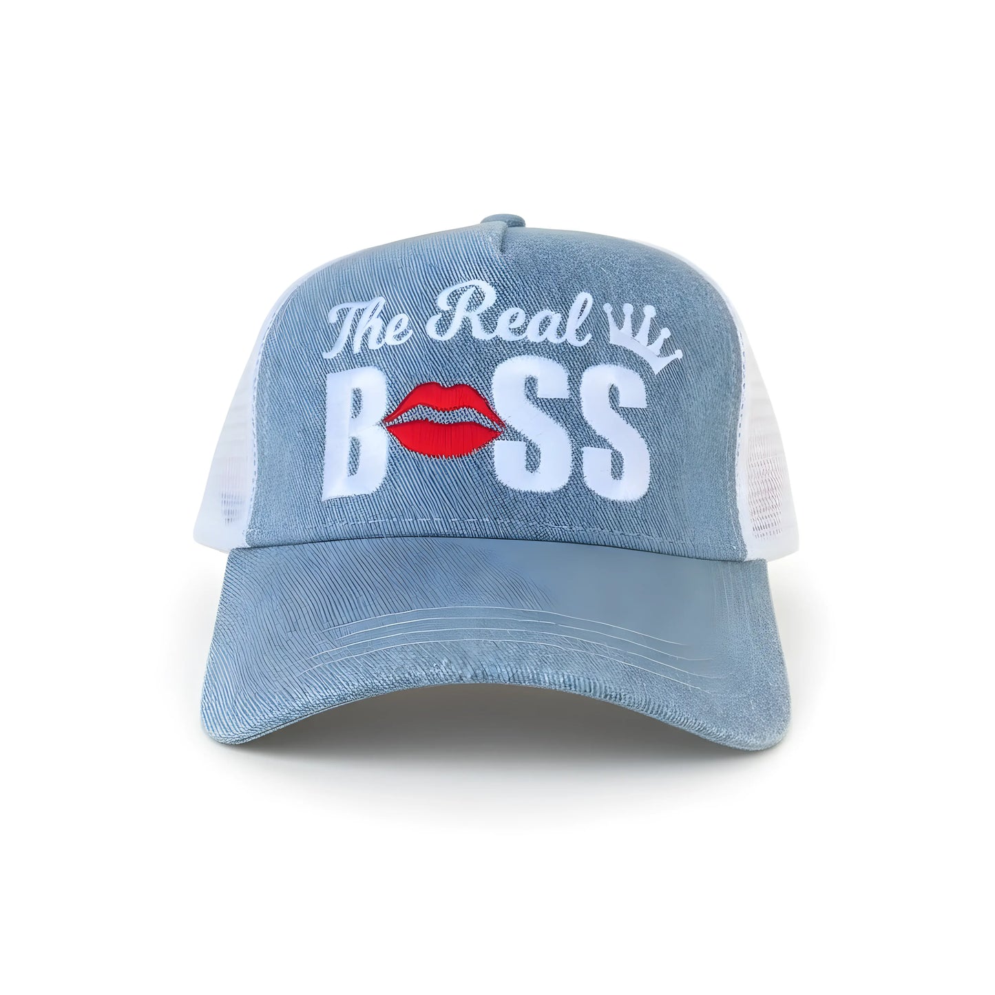The Real Boss Denim Trucker Cap
