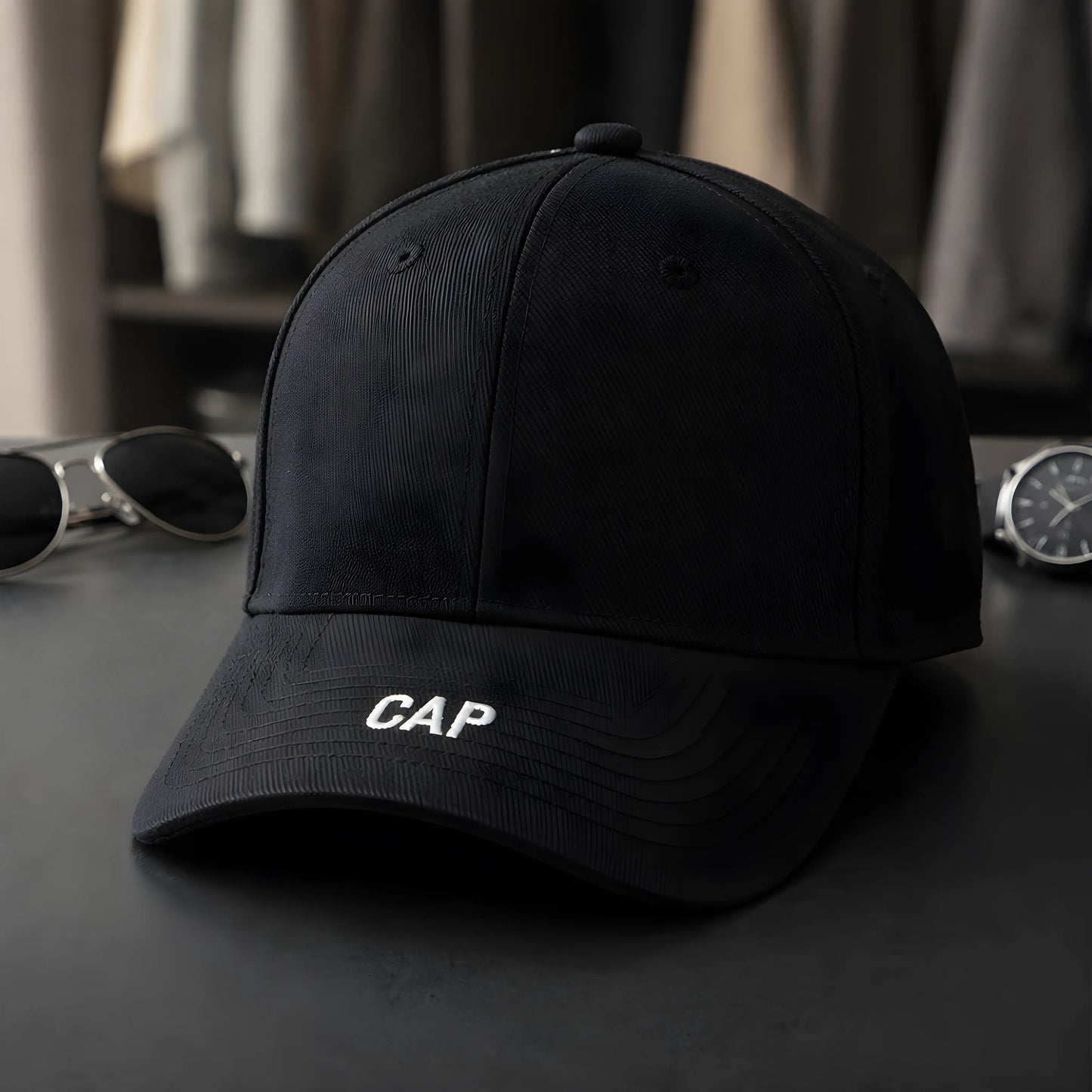 Essential "CAP" Embroidered Baseball Cap