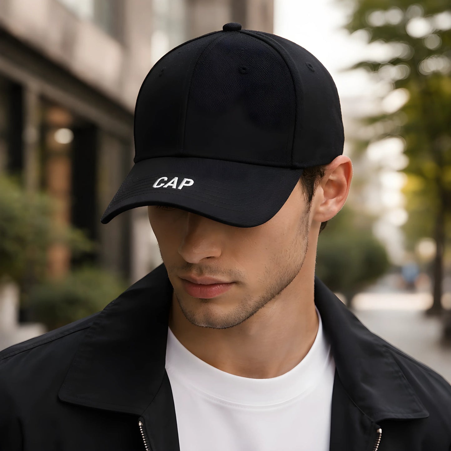 Essential "CAP" Embroidered Baseball Cap