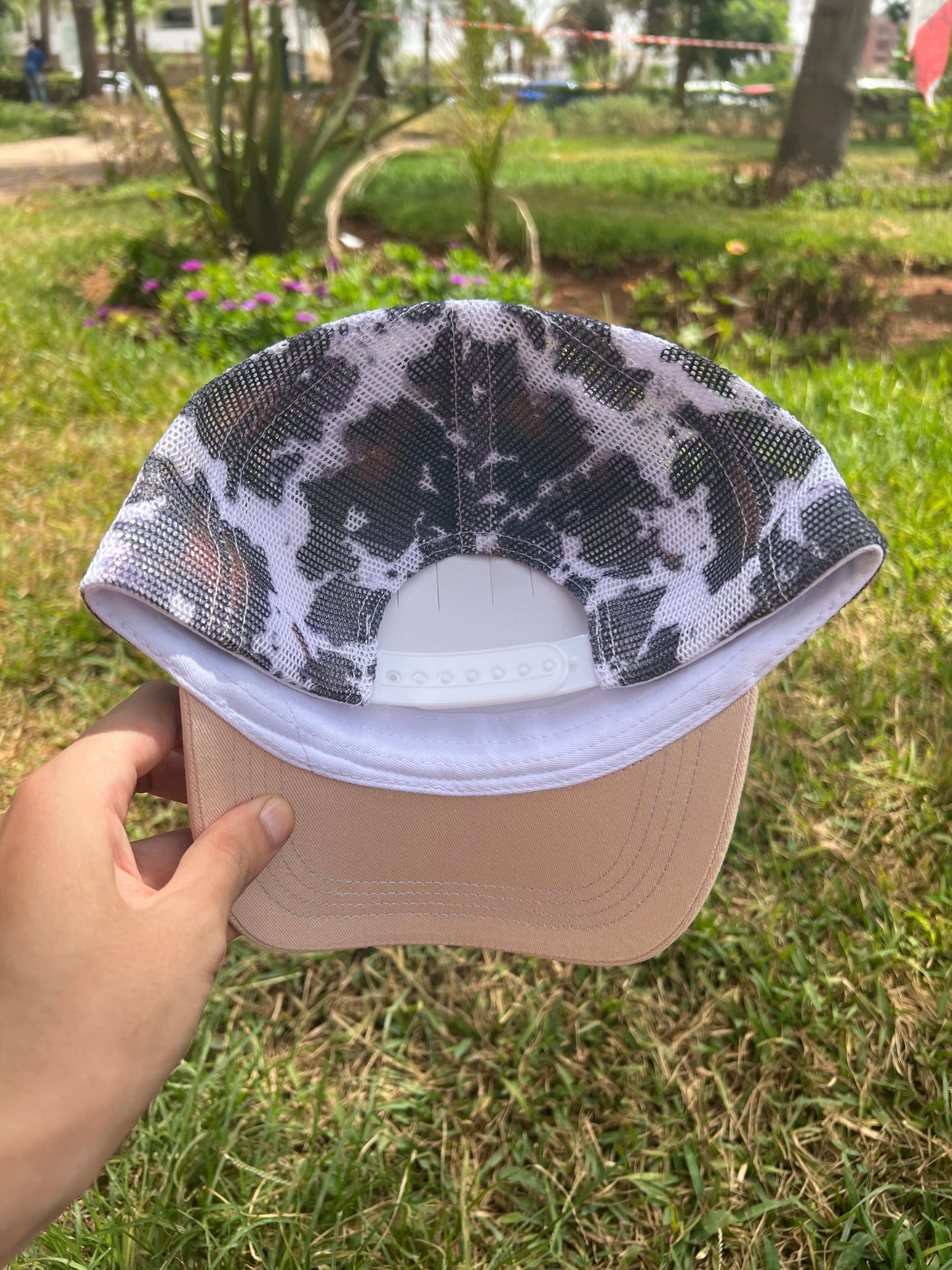 "Trucker Hat with Bull Patch"