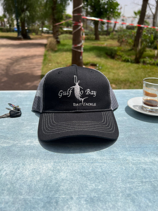 "Gulf to Bay Bait & Tackle Trucker Hat"